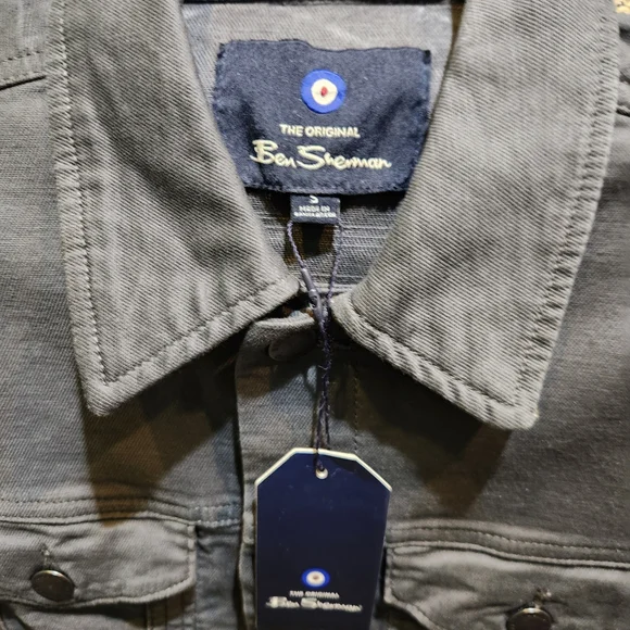 Mens The Original Ben Sherman Small Dark Gray Jacket - Picture 2 of 6